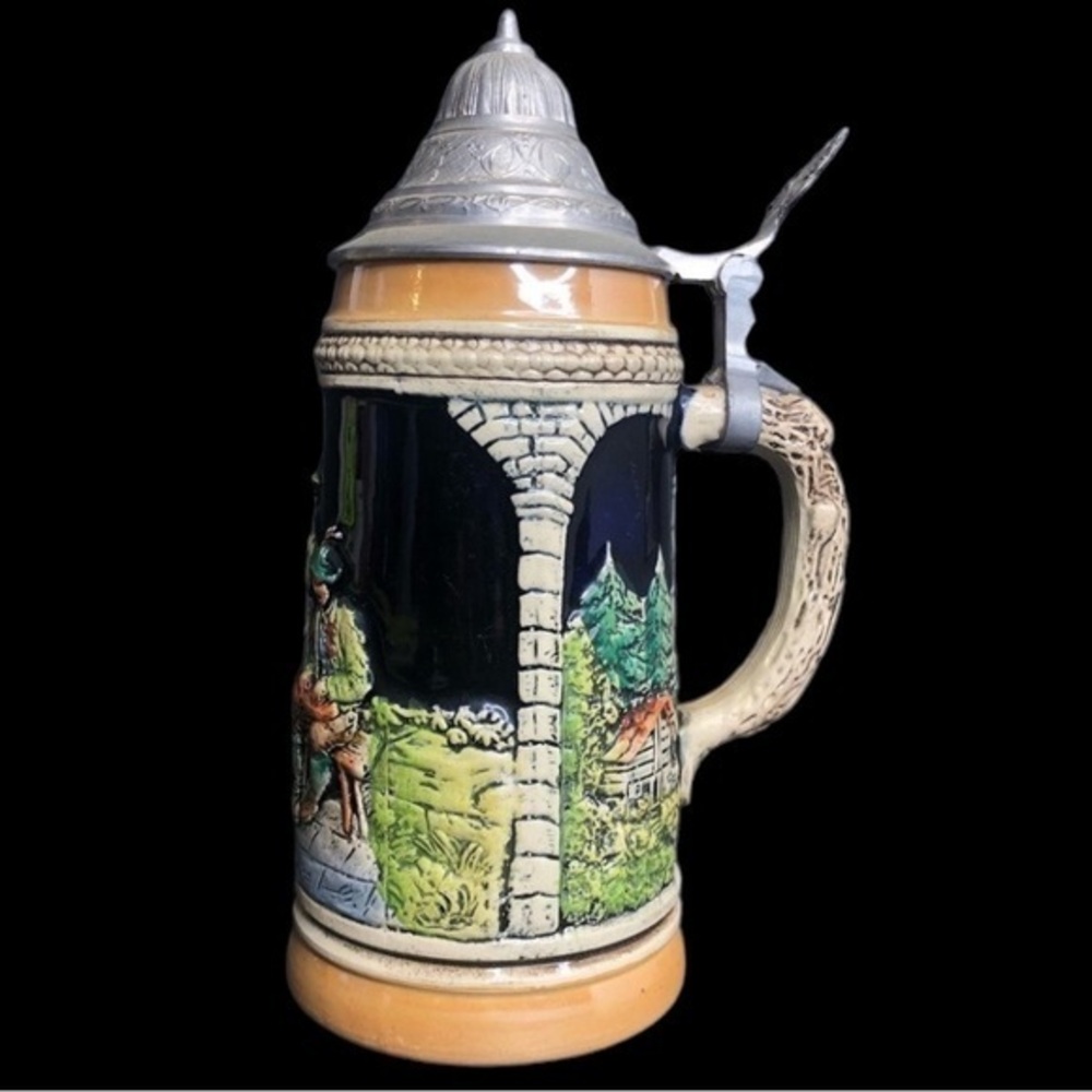 9” Beer Stein Made In West Germany 🇩🇪